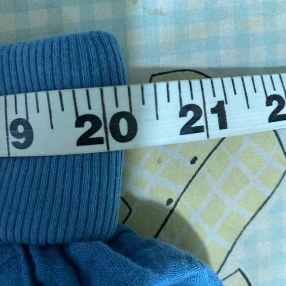 Naturals d & co women’s cotton pants wide leg light blue pull on elastic size 1X - Picture 9 of 11